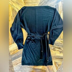 Black off shoulder knit dress Size M